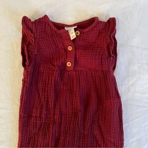 Cat and Jack Burgundy One Piece